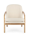 Poltrona Elaide per interno, Struttura In Rubberwood 65.5 x 74.5 x 82h cm