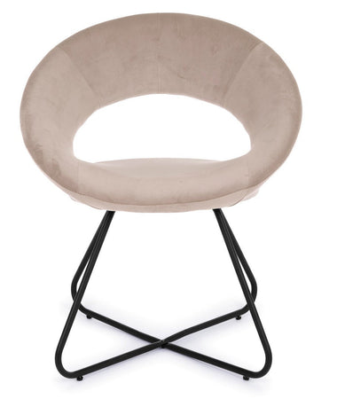 Poltrona "Vanity" per interno, Struttura Seduta E Schienale In Compensato 58 x 69 x 81h cm