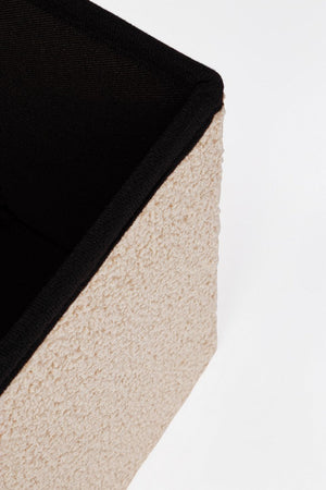 Poltrona Pouf "Joris" per interno, con struttura in mdf