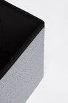 Poltrona Pouf Joris per interno, con struttura in mdf