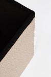 Poltrona Pouf Joris per interno, con struttura in mdf
