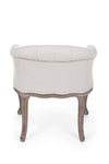 Poltrona Diva per interno, Struttura In Rubber Wood, Seduta Rivestita In Poliestere 60 x 60 x 70h cm