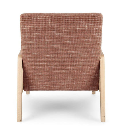 Poltrona "Deanna" per interno, Struttura In Legno Di Pino E Compensato 67.5 x 82 x 83h cm
