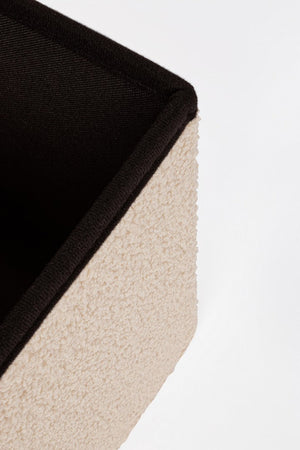 Poltrona Pouf "Joris" per interno, con struttura in mdf