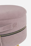 Poltrona Pouf Pavlina per interno, con struttura in mdf e compensato set da 2 pezzi