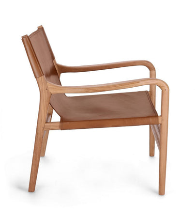 Poltrona "Caroline" per interno, Legno Teak, Finitura Con Vernice A Base D'Acqua 70 x 72 x 79h cm