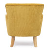 Poltrona Orlins per interno, Struttura In Legno Di Pino E Compensato, Rivestimento In Poliestere Effetto Boucle', Capitonne' 71.5 x 72.5 x 79h cm