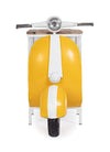 Consolle da Bar Vespa con struttura in acciaio, piano in legno, da 104 x 94 x 65 cm