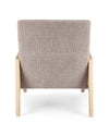 Poltrona Deanna per interno, Struttura In Legno Di Pino E Compensato 67.5 x 82 x 83h cm