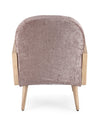 Poltrona Dalida per interno, Struttura In Legno Di Pino E Compensato 65 x 74 x 81h cm
