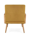 Poltrona Veriana per interno, Struttura In Legno Di Pino E Compensato 64.5 x 72 x 82h cm