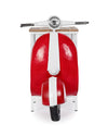 Consolle da Bar Vespa con struttura in acciaio, piano in legno, da 104 x 94 x 65 cm