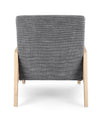 Poltrona Deanna per interno, Struttura In Legno Di Pino E Compensato 67.5 x 82 x 83h cm