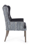 Poltrona Estelle per interno, Struttura In Legno Di Mango Massiccio 62 x 71 x 107h cm