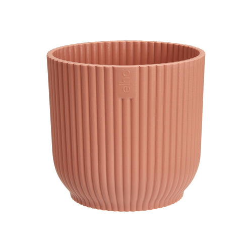 Vaso Vibes Fold Round in plastica riciclata, per esterno, stile moderno