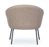 Poltrona Aiko per interno, Gambe In Acciaio Verniciato A Polvere 80 x 76 x 75h cm