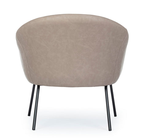 Poltrona "Aiko" per interno, Gambe In Acciaio Verniciato A Polvere 80 x 76 x 75h cm