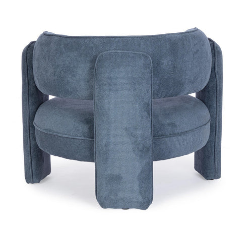 Poltrona "Aisha" per interno, Struttura In Legno 94 x 88 x 73h cm