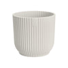 Vaso Vibes Fold Round in plastica riciclata, per esterno, stile moderno