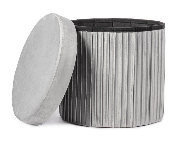 Poltrona Pouf "Jocelyn" per interno, con struttura in mdf