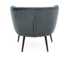 Poltrona Avril per interno, Struttura In Legno Compensato, Gambe In Acciaio Verniciato A Polvere Epossidica 76 x 70 x 68h cm