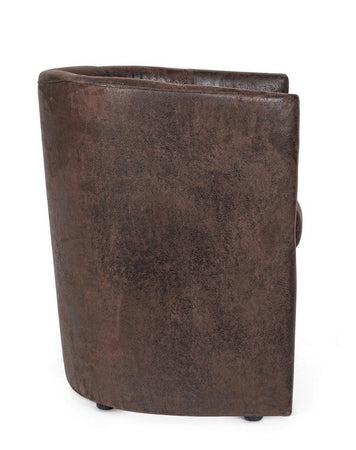 Poltrona "Corfu" per interno, Struttura In Legno Di Pino E Compensato 62 x 58 x 74h cm