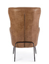 Poltrona Nasira per interno, Struttura In Acciaio, Gambe In Acciaio Verniciato A Polvere 70 x 84 x 109h cm