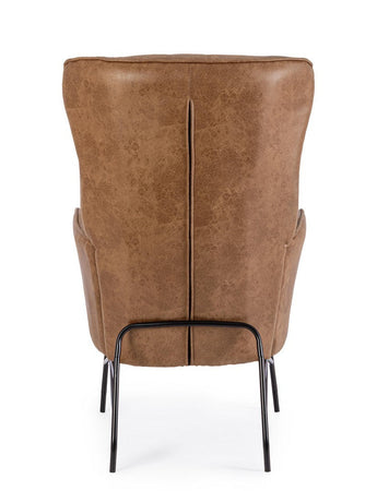 Poltrona "Nasira" per interno, Struttura In Acciaio, Gambe In Acciaio Verniciato A Polvere 70 x 84 x 109h cm