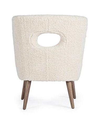 Poltrona "Cortina" per interno, Struttura In Legno Di Pino 65 x 68 x 77h cm