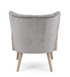 Poltrona Virna per interno, Struttura In Legno Di Pino E Compensato 64 x 71 x 79h cm