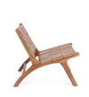 Poltrona Joanna per interno, Legno Teak, Finitura Con Vernice A Base D'Acqua 65 x 79 x 69h cm