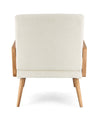 Poltrona Veriana per interno, Struttura In Legno Di Pino E Compensato 64.5 x 72 x 82h cm