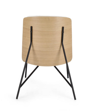 Poltrona "Emerson" per interno, Struttura In Compensato 59 x 71 x 80h cm