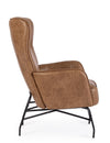 Poltrona Nasira per interno, Struttura In Acciaio, Gambe In Acciaio Verniciato A Polvere 70 x 84 x 109h cm