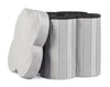 Poltrona Pouf Jocelyn per interno, con struttura in mdf