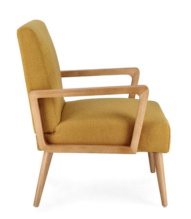 Poltrona "Veriana" per interno, Struttura In Legno Di Pino E Compensato 64.5 x 72 x 82h cm