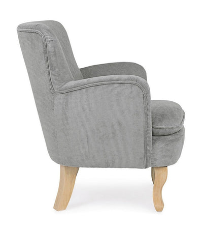 Poltrona "Orlins" per interno, Struttura In Legno Di Pino E Compensato, Rivestimento In Poliestere Effetto Boucle', Capitonne' 71.5 x 72.5 x 79h cm