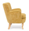 Poltrona Orlins per interno, Struttura In Legno Di Pino E Compensato, Rivestimento In Poliestere Effetto Boucle', Capitonne' 71.5 x 72.5 x 79h cm
