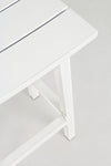 Sgabello da bar Skipper con struttura in alluminio, seduta comoda per esterno, da 71 cm