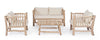 Poltrona Sahel per interno, Rami Di Teak Con Finitura Naturale 70 x 75 x 80h cm