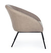 Poltrona Aiko per interno, Gambe In Acciaio Verniciato A Polvere 80 x 76 x 75h cm