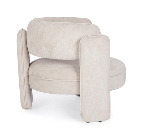 Poltrona "Aisha" per interno, Struttura In Legno 94 x 88 x 73h cm