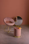 Poltrona Vanity per interno, Struttura Seduta E Schienale In Compensato 58 x 69 x 81h cm