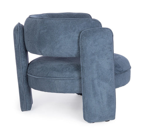 Poltrona "Aisha" per interno, Struttura In Legno 94 x 88 x 73h cm