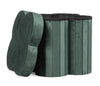 Poltrona Pouf Jocelyn per interno, con struttura in mdf