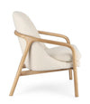 Poltrona Berna per interno, Struttura In Legno Di Pino E Compensato 65 x 79 x 74h cm