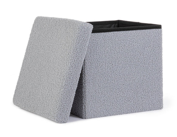 Poltrona Pouf "Joris" per interno, con struttura in mdf