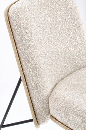 Poltrona "Emerson" per interno, Struttura In Compensato 59 x 71 x 80h cm