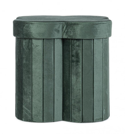 Poltrona Pouf "Jocelyn" per interno, con struttura in mdf