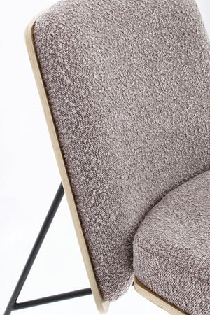 Poltrona "Emerson" per interno, Struttura In Compensato 59 x 71 x 80h cm